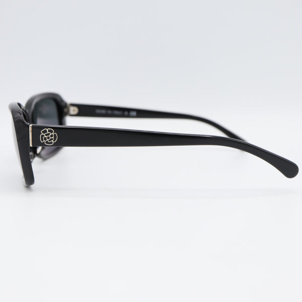 CHANEL シャネル サングラス 5247-A c.501/S4 56□16 135 カメリア ブラック 度無し 箱有 ok918