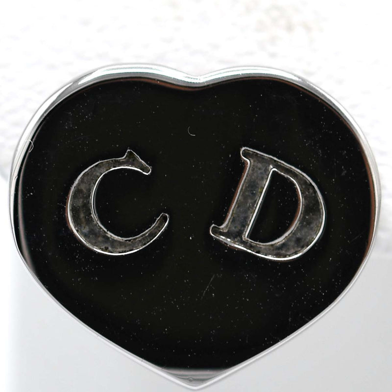 Christian Dior ディオール ピアス CDロゴ ハート シルバーカラー 約3.9g アクセサリー H8577