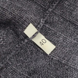 VALENTINO ヴァレンティノ ノースリーブニット ジップカーディガン セット グレー サイズ40 レディース 服 25k167-99