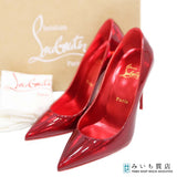 Christian Louboutin クリスチャンルブタン ヒール パンプス 37サイズ メタリック レッド レディース 靴 箱袋 H22882