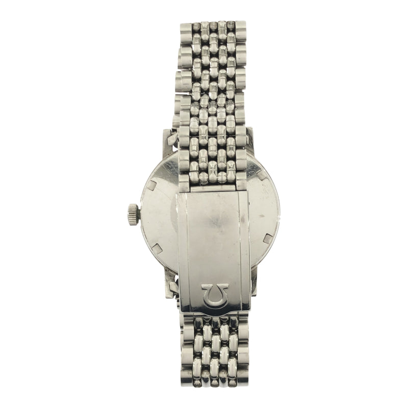 稼働 腕時計 OMEGA オメガ Geneve ジュネーブ 166.0098 cal.1481 デイト 自動巻き シルバ色文字盤 H17680