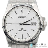 腕時計 稼働 SEIKO セイコー GS グランドセイコー 9F62-0aa0 クォーツ シルバー色文字盤 箱 修理証明書 H21708