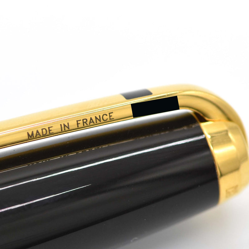 S.T. Dupont デュポン ボールペン シャープペンシル LAQUE DE CHINE ツイスト式 回転 黒 文房具 筆記確認済 H8169