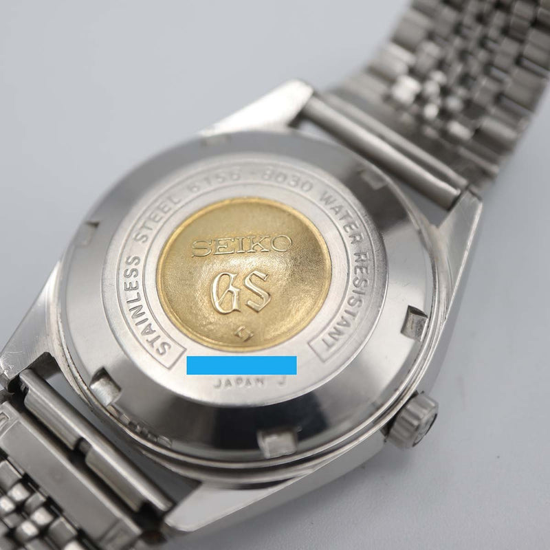 ジャンク 稼働 腕時計 SEIKO セイコー グランドセイコー 6156-8030 自動巻き ベルト社外 H10034