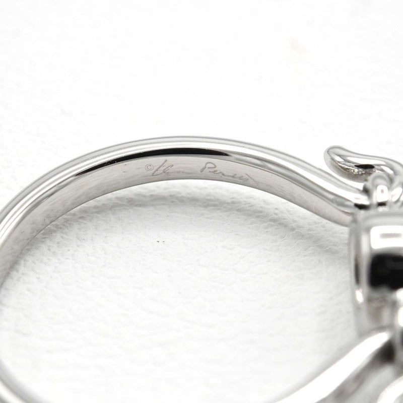 仕上げ済 TIFFANY&Co. ティファニー スワン リング ダイヤ プラチナ Pt950 6.5号 3.2g 箱ケースあり ok1250