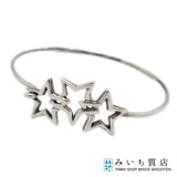 TIFFANY＆Co. ティファニー トリプルスター バングル ブレス ブレスレット シルバー925 アクセサリー H20182