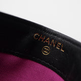 CHANEL シャネル カードケース キャビアスキン ココマーク ブラック ゴールドカラー H18934