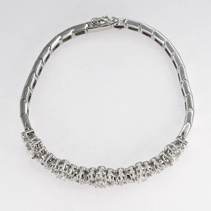 仕上済 PICCHIOTTI ピキョッティ ダイヤ ブレス ブレスレット 750 D1.92 約14.8g アクセサリー ジュエリー mo172