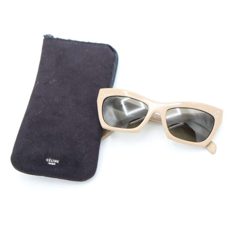 CELINE セリーヌ サングラス 41802/S JIK70 55□19 145 度なし ベージュ系 メガネ 眼鏡 保管袋有 H20605