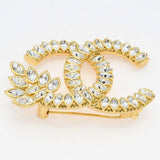 CHANEL シャネル ブローチ ココマーク B22K ラインストーン ゴールドカラー アクセサリー 26k470-1