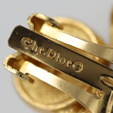 Christian Dior ディオール イヤリング リボン フェイクパール ゴールドカラー アクセサリー レディース H1745