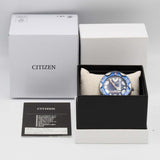 腕時計 稼働 CITIZEN シチズン BN0231-01L オルカ ダイバーズウォッチ エコドライブ ソーラー 青色文字盤 箱ケース 26s74-1