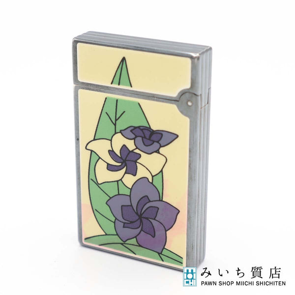 S.T.Dupont デュポン ガスライター ラインD ファンタジー 花柄 喫煙具 着火未確認 H12325
