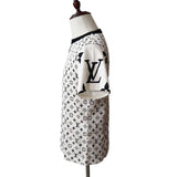 LOUIS VUITTON ルイヴィトン Tシャツ Mサイズ CA36929 モノグラム メンズ 白 チェーン付き H20817