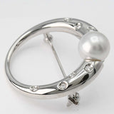仕上げ済 MIKIMOTO ミキモト ブローチ K18 10g パール ダイヤモンド ジュエリー H9423
