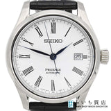 腕時計 稼働 SEIKO セイコー 6R15-03V0 プレサージュ Craftsmanship 自動巻き 白色文字盤 箱取説 H21563