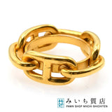 HERMES エルメス スカーフリング 90 レガート ルガテ シェーヌダンクル パーマブラス 服飾小物 アクセサリー 25k662-1