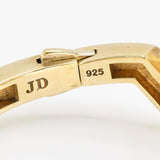 JUSTIN DAVIS ジャスティンデイビス エンドオブサイレンス バングル ゴールドカラー 925 約28.8g アクセサリー H12791