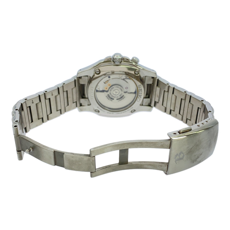 稼働 腕時計 SEIKO セイコー 4S27-00B0 ブライツ レトログラード 自動巻き クロノグラフ 黒文字盤 H18845