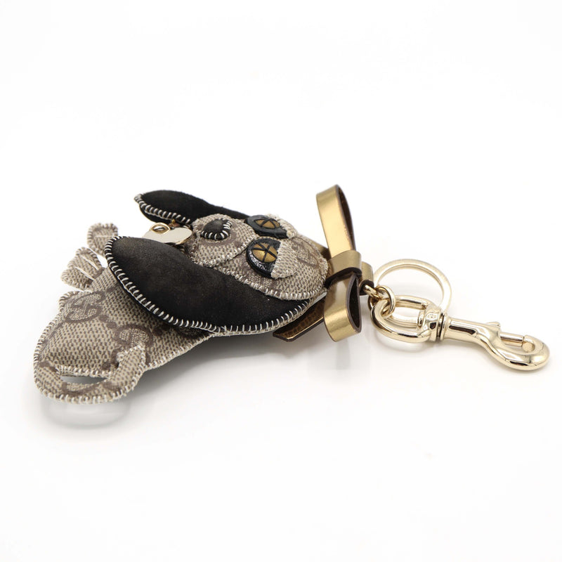 H15891-2 レア GUCCI グッチ キーチャーム GG グッチョリ ビーグル サム アニマル バッグチャーム H15891-2