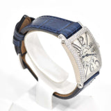 稼働 腕時計  FRANCK MULLER フランクミュラー ロングアイランド 902QZD ダイヤベゼル 750 2025.4電池交換 ベルト社外 H17221