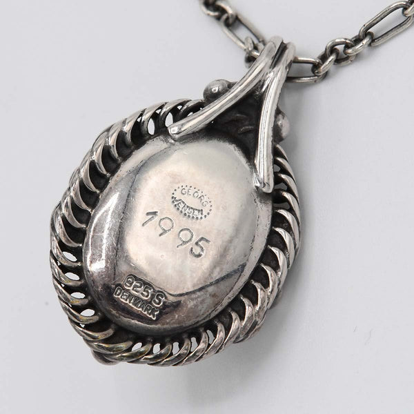 GEORG JENSEN ジョージジェンセン ネックレス ヘリテージ 1995 シルバー 925 約13.7g アクセサリー レディース H8233-3