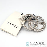 GUCCI グッチ 4338715201 GG ロゴ ビジュー ヘアアクセサリー 箱 ヘアピン ヘアクリップ H12948