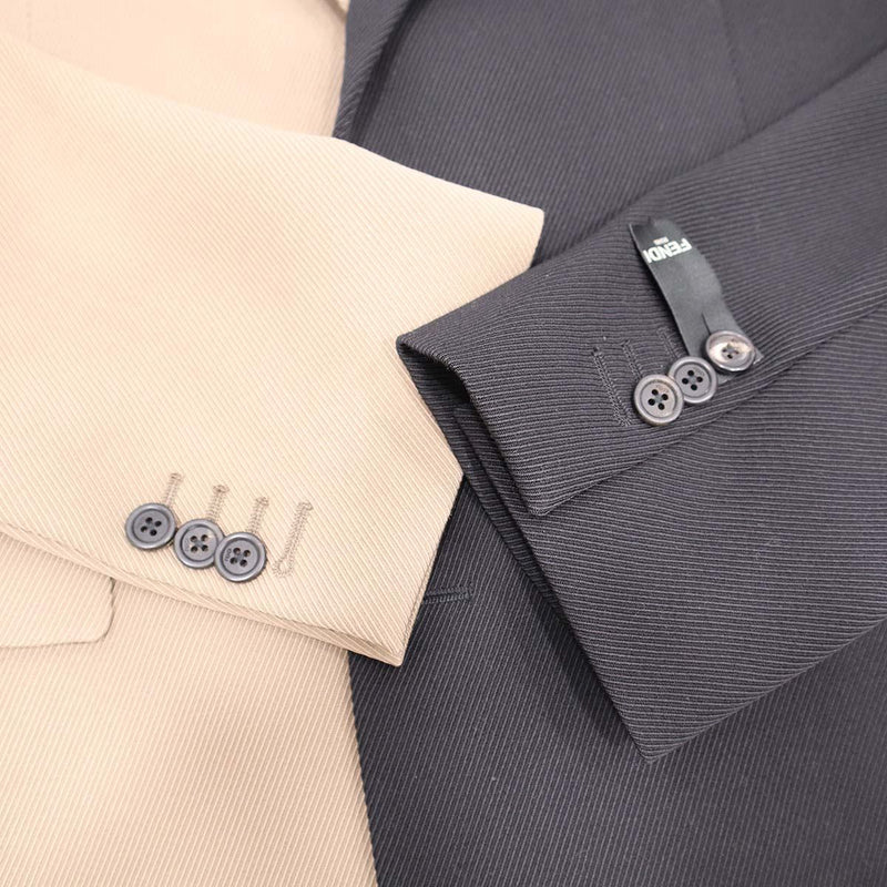 FENDI フェンディ セットアップ FJ0587 A9BM  FB0531 A9BMバイカラー ブラウン/ブラック サイズ50 メンズ 24s1033-11