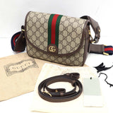 GUCCI グッチ オフィディア スモール ショルダーバッグ 722117 GGスプリーム キャンバス×レザー シェリーライン 袋あり H11011
