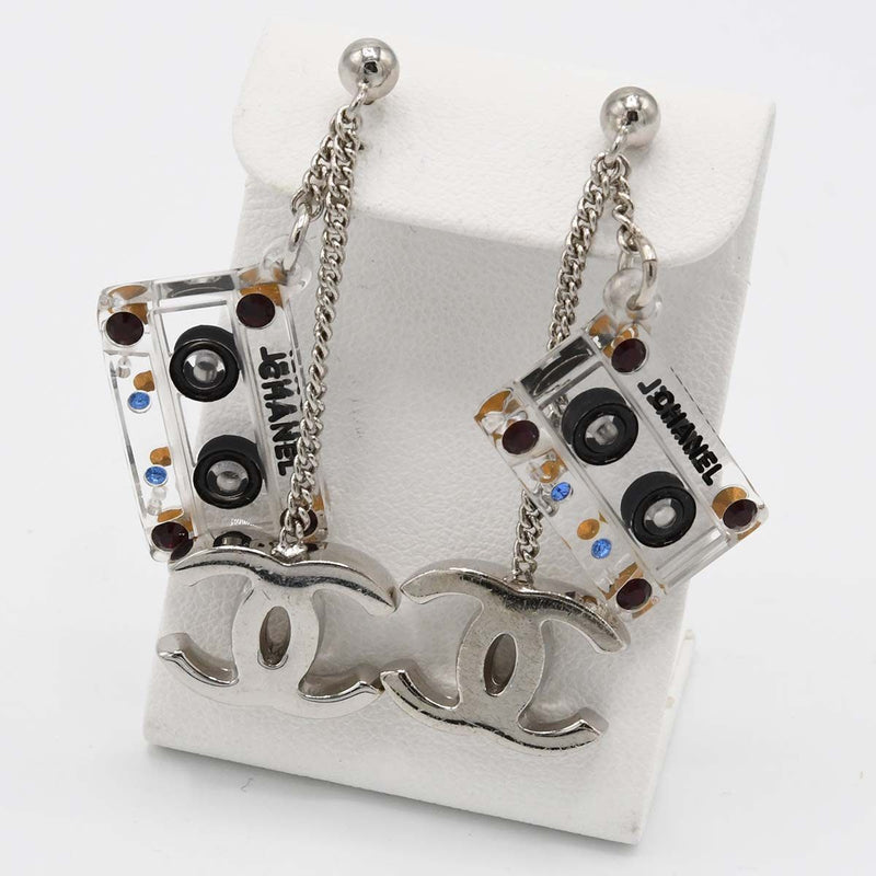 CHANEL シャネル ピアス カセットテープ ココマーク 約10.7g アクセサリー H14126