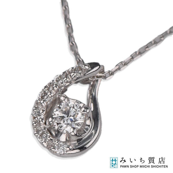 Vendome Aoyama ヴァンドーム青山 ダイヤ K18/K18WG 約1.9g ネックレス アクセサリー eco1702