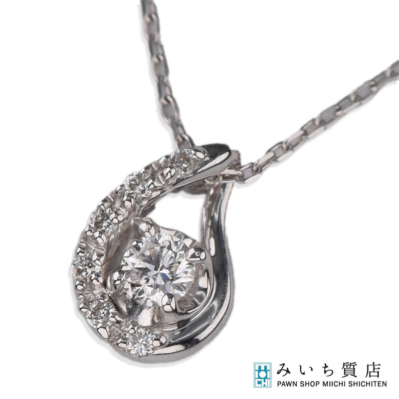 Vendome Aoyama ヴァンドーム青山 ダイヤ K18/K18WG 約1.9g ネックレス アクセサリー eco1702