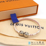 LOUIS VUITTON ルイヴィトン ブレスレット ヒストリック ミニ M6407 白 ピンク 16cm 箱袋 H22830