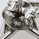 仕上げ済 TASAKI タサキ ピアス アブストラクト スター pt900 ダイヤ 0.18/0.18 約9.6g 星 モチーフ ジュエリー ◆ H517