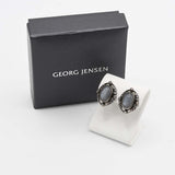 GEORG JENSEN ジョージジェンセン イヤリング 2018 ヘリテージ ムーンストーン SV925  約8.9g 箱 H23466