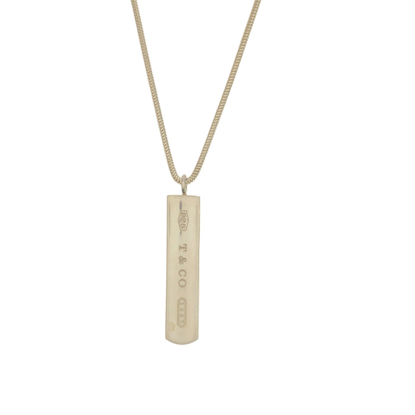 TIFFANY＆Co ティファニー ナロー バー ペンダント ネックレス