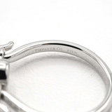 仕上げ済 TIFFANY&Co. ティファニー スワン リング ダイヤ プラチナ Pt950 6.5号 3.2g 箱ケースあり ok1250