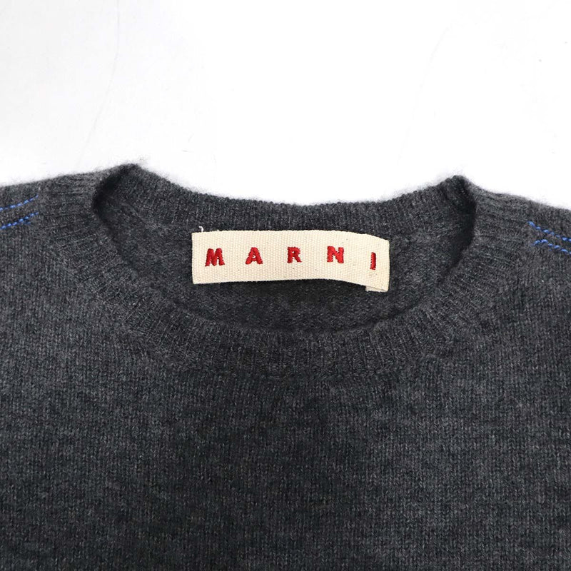MARNI マルニ 長袖 ニット グレ－ カシミヤ100％ XSサイズ GCMDZ41Q01FX309 レディース セーター 25k943-6