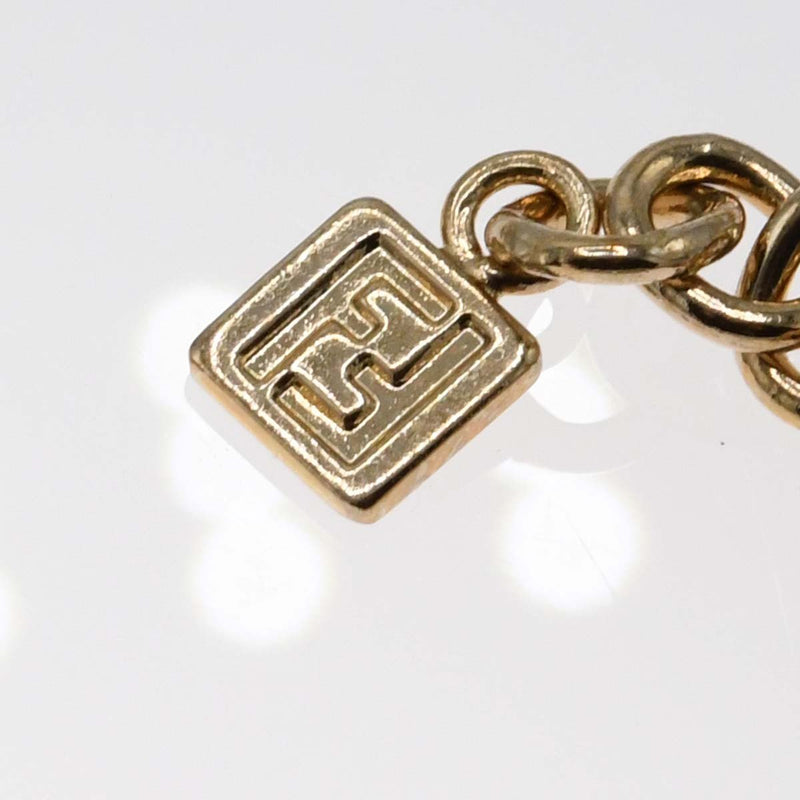 FENDI フェンディ ネックレス ラインストーン 約8g ゴールドカラー H1093