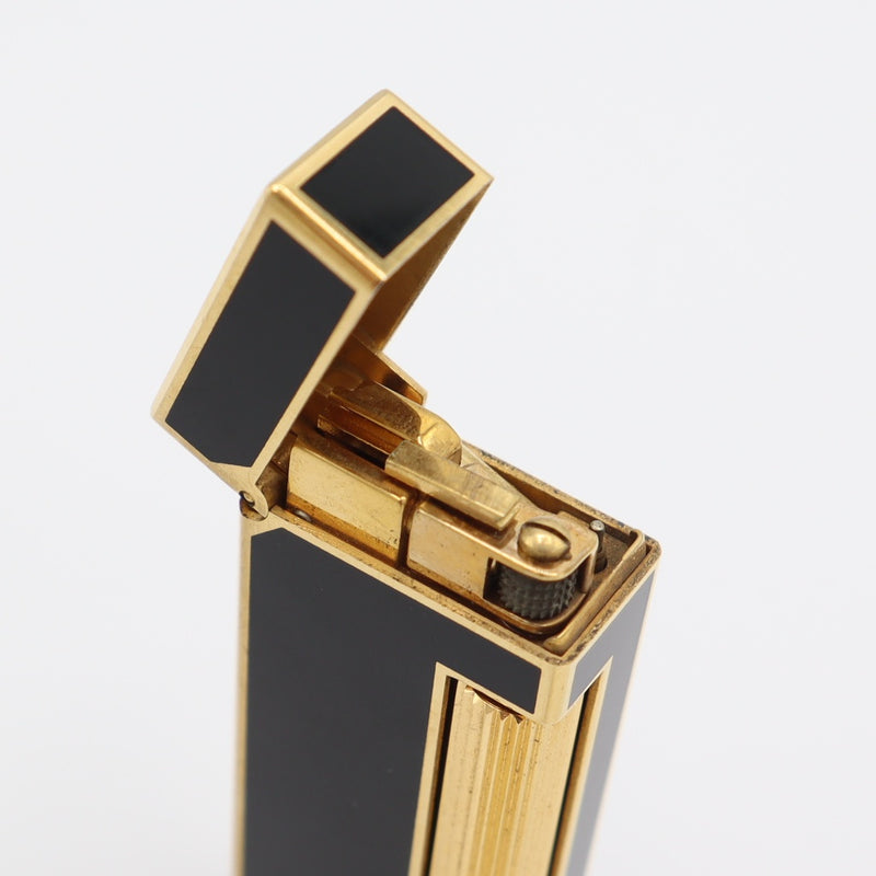 dunhill ダンヒル ガスライター US RE24163 ブラック ローラー式 喫煙具 着火未確認 M1815