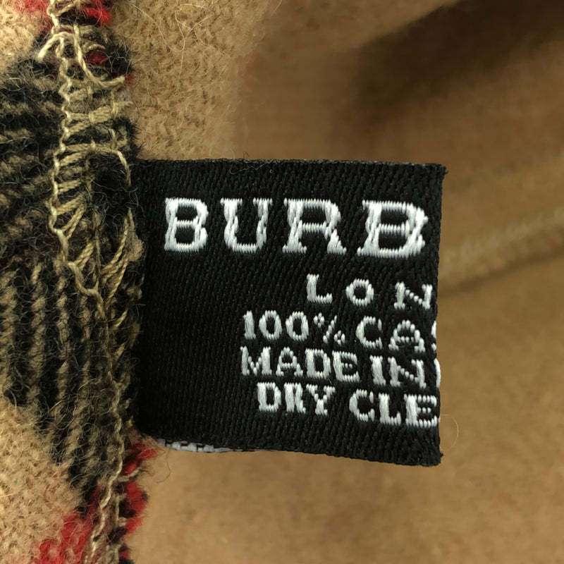 BURBERRY バーバリー ロンドン ポンチョ ノバチェック ベージュ カシミア100 ok360-33