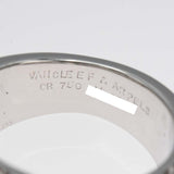 仕上済 VanCleef&Arpels ヴァンクリーフ&アーペル VCA リング 指輪 750 ダイヤ 約8号 9.7g ジュエリー ケース有 ok687
