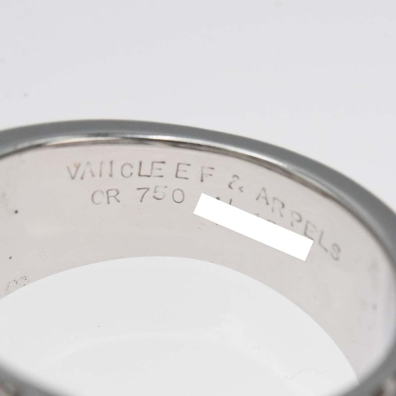 仕上済 VanCleef&Arpels ヴァンクリーフ&アーペル VCA リング 指輪 750 ダイヤ 約8号 9.7g ジュエリー ケース有 ok687