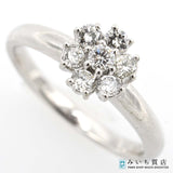 仕上済 Ponte Vecchio ポンテヴェキオ ダイヤ ホワイトゴールド リング 指輪 K18WG D0.3 2.9g 9号 箱 yo1366