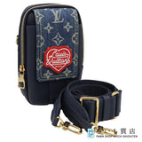 LOUIS VUITTON LV ルイヴィトン バッグ M81060 ダブル フォンポーチ ショルダーバッグ デニム H20532