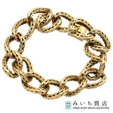HERMES エルメス ブレスレット ヴァンドーム 15コマ 750 約56.5g ヴィンテージ ジュエリー 26k766-1
