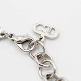 Christian Dior ディオール ブレスレット ブレス リボン CDロゴ シルバーカラー アクセサリー レディース M1688