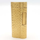 dunhill ダンヒル ガスライター Sライン 20ミクロン ゴールドカラー ローラー式 喫煙具 着火未確認 ケース有 M989