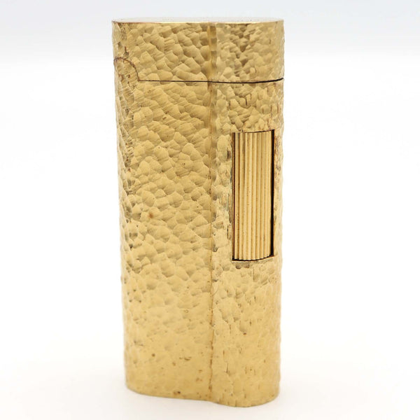 dunhill ダンヒル ガスライター Sライン 20ミクロン ゴールドカラー ローラー式 喫煙具 着火未確認 ケース有 M989
