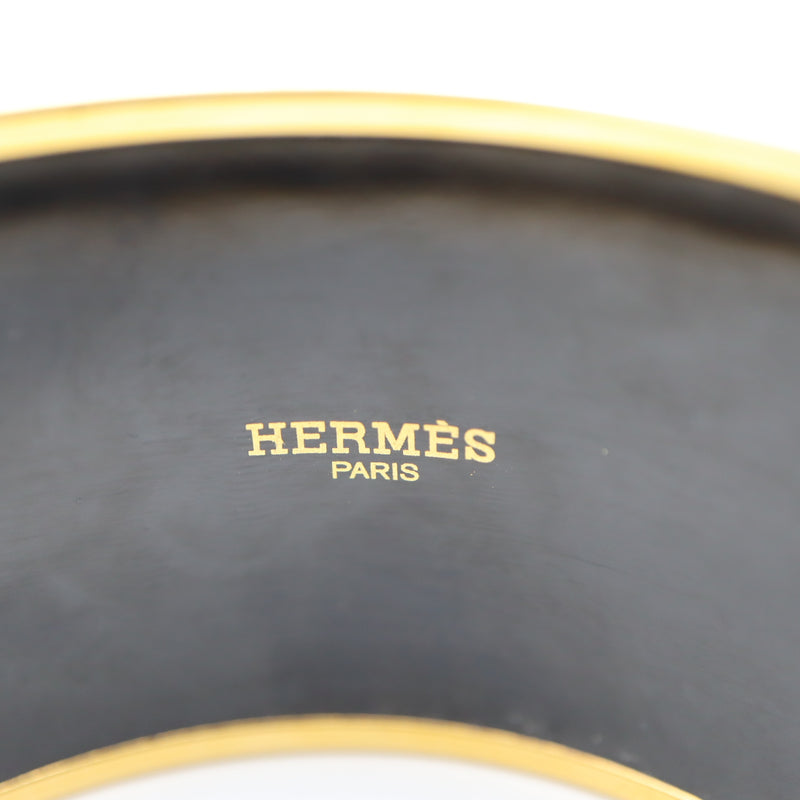 HERMES エルメス エマイユ バングル TGM 七宝焼き マルチカラー ゴールドカラー アクセサリー k1162